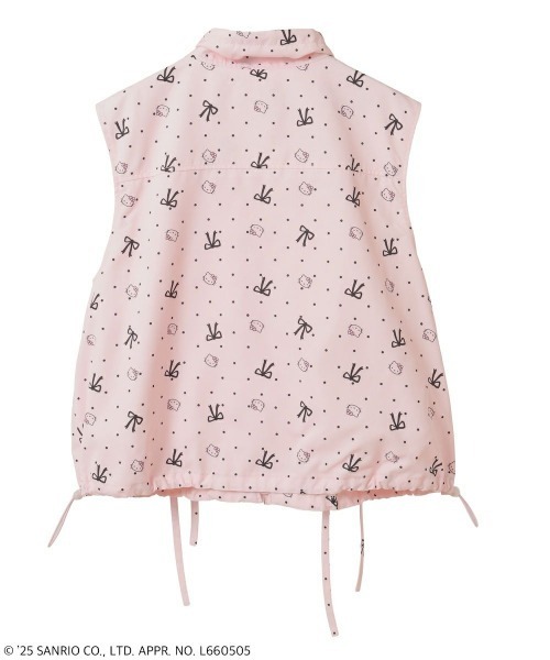 Candy Stripper(キャンディストリッパー)の「【HELLO KITTY】RIBBON&DOT ベスト(ベスト・レディース・アイボリー/ブラック/ピンク・FREE)」の18枚目の写真