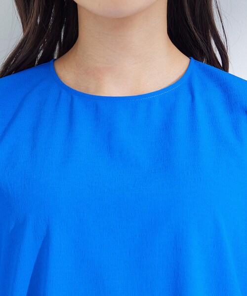 INDIVI（インディヴィ）の「【体型カバー】スクエアブラウス（シャツ/ブラウス・レディース・ブルー/ブラック/ホワイト/ライトグレー・34/15 /13/38/19/05）」の13枚目の写真