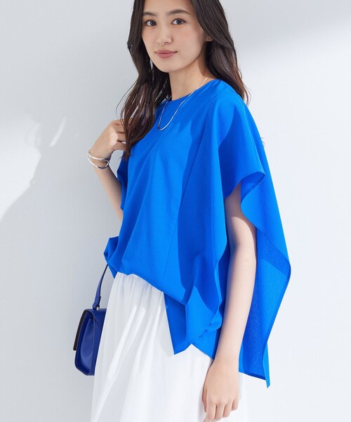 INDIVI（インディヴィ）の「【体型カバー】スクエアブラウス（シャツ/ブラウス・レディース・ブルー/ブラック/ホワイト/ライトグレー・34/15 /13/38/19/05）」の20枚目の写真