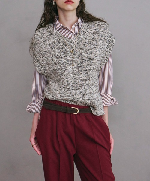 Doux archives（ドゥアルシーヴ）の「レザーベルト（ベルト・レディース・ベージュ/ブラウン・FREE）」の13枚目の写真