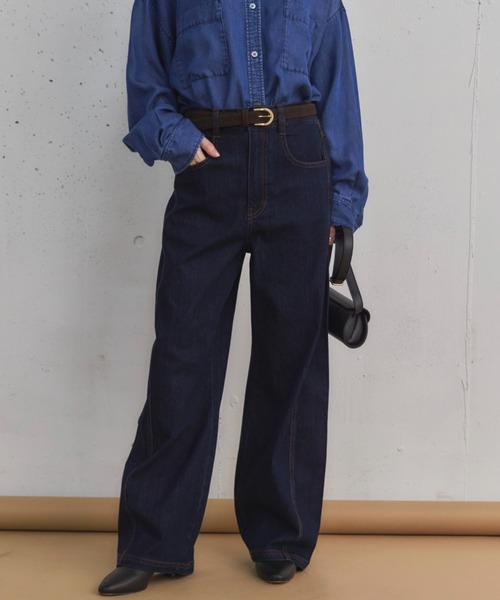 Doux archives（ドゥアルシーヴ）の「レザーベルト（ベルト・レディース・ベージュ/ブラウン・FREE）」の10枚目の写真