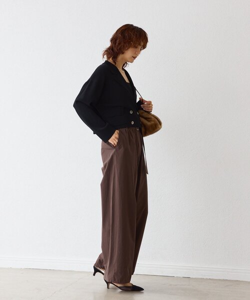 RIVE DROITE(リヴドロワ)の「【こなれ感抜群】ベルテッドワイドパンツ(その他パンツ・レディース・ブラウン/カーキ・38/36)」の16枚目の写真