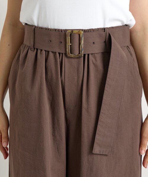 RIVE DROITE(リヴドロワ)の「【こなれ感抜群】ベルテッドワイドパンツ(その他パンツ・レディース・ブラウン/カーキ・38/36)」の22枚目の写真