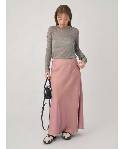 emmi（エミ）の「セミシアーフライストップス（Tシャツ/カットソー・レディース・ホワイト/イエロー/ネイビー/グレー・F）」の19枚目の写真