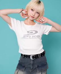 Piko | ∴WEGO/【25年春夏新作】別注PIKOラメ リブT(Tシャツ/カットソー)