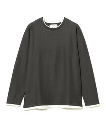 B:MING by BEAMS | フェイクレイヤード ワッフル クルーネック Tシャツ(Tシャツ/カットソー)