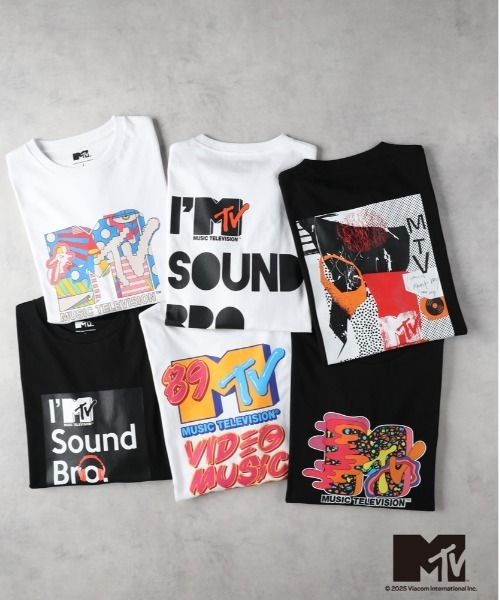 Right-on（ライトオン）の「【MTV】ＭＴＶロゴプリントＴシャツ（Tシャツ/カットソー・メンズ・ホワイト/ブラック・M/L/XL）」の3枚目の写真