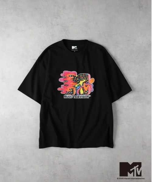 Right-on（ライトオン）の「【MTV】ＭＴＶロゴプリントＴシャツ（Tシャツ/カットソー・メンズ・ホワイト/ブラック・M/L/XL）」の4枚目の写真