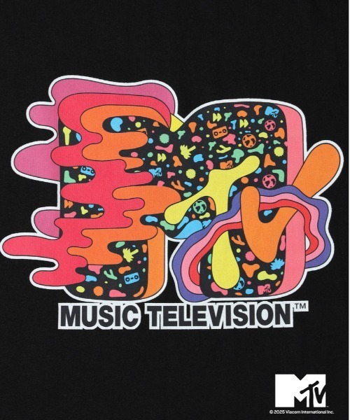 Right-on（ライトオン）の「【MTV】ＭＴＶロゴプリントＴシャツ（Tシャツ/カットソー・メンズ・ホワイト/ブラック・M/L/XL）」の5枚目の写真