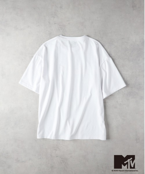 Right-on（ライトオン）の「【MTV】ＭＴＶロゴプリントＴシャツ（Tシャツ/カットソー・メンズ・ホワイト/ブラック・M/L/XL）」の7枚目の写真