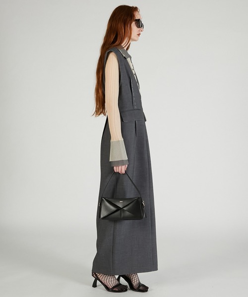 PRANK PROJECT ハンドステッチディープVドレス PRANK PROJECT(プランク プロジェクト)｜ハンドステッチディープV