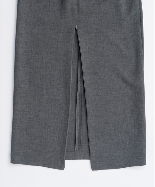 PRANK PROJECT（プランクプロジェクト）の「ハンドステッチディープVドレス / Hand-stitched Deep V-neck Dress（ワンピース・レディース・ブラック/グレー・36/38）」の17枚目の写真