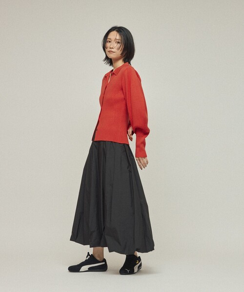 Firsthand（ファーストハンド）の「Firsthand/ファーストハンド タックバルーンスカート（スカート・レディース・ホワイト/ブラック・FREE）」の5枚目の写真