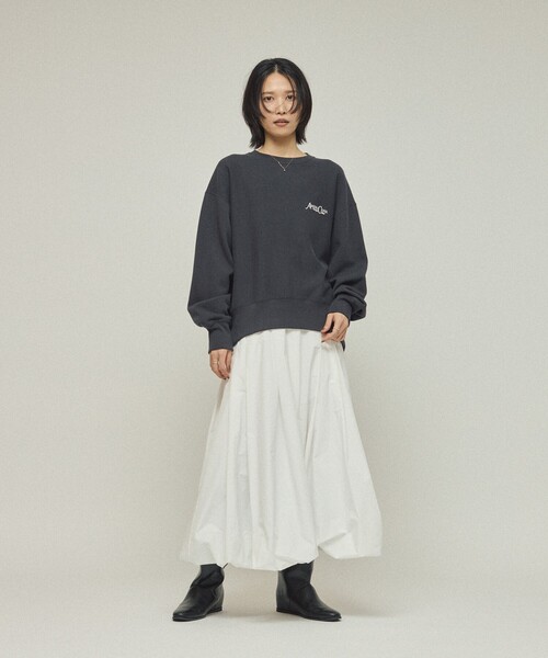 Firsthand（ファーストハンド）の「Firsthand/ファーストハンド タックバルーンスカート（スカート・レディース・ホワイト/ブラック・FREE）」の3枚目の写真