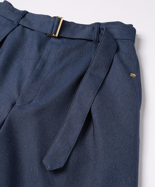 CULLNI クルニ 1TUCK BELTED DENIM PANTS CULLNI クルニ 1TUCK BELTED DENIM PANTS CULLNI クルニ 1TUCK