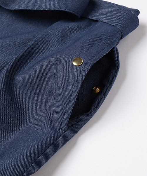 CULLNI（クルニ）の「Faux Denim 1Tuck Semi Wide Pants with Long Belt（その他パンツ・メンズ・ブラック/ネイビー/ブルー・2/1/0）」の11枚目の写真