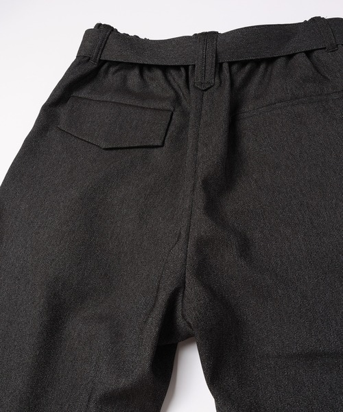 CULLNI（クルニ）の「Faux Denim 1Tuck Semi Wide Pants with Long Belt（その他パンツ・メンズ・ブラック/ネイビー/ブルー・2/1/0）」の19枚目の写真