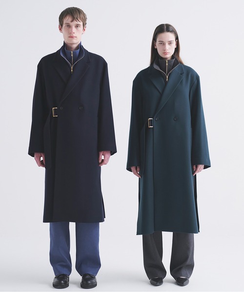 CULLNI（クルニ）の「Faux Denim 1Tuck Semi Wide Pants with Long Belt（その他パンツ・メンズ・ブラック/ネイビー/ブルー・2/1/0）」の22枚目の写真