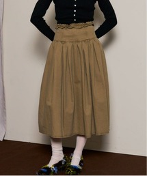 Dot Frill Midi-length Skirt / ドットフリルミモレスカート（スカート