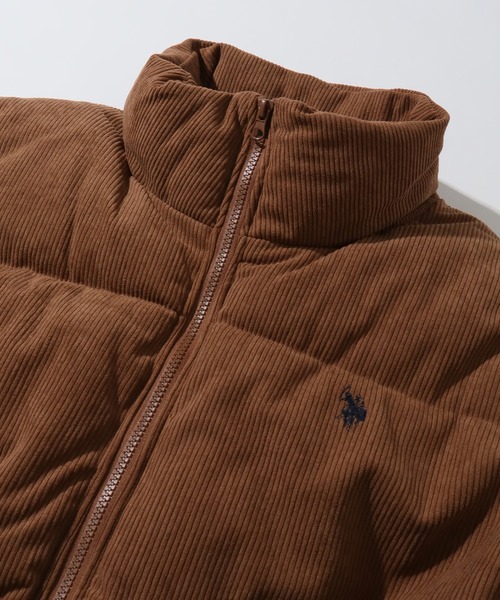 U.S. POLO ASSN.(ユーエスポロアッスン)の「【U.S. POLO ASSN./ユーエスポロアッスン】 コーデュロイ スタンドカラー 中綿 ジャケット(ブルゾン・メンズ・ブラック/カーキ/オフホワイト/ブラウン・S/M/L/XL)」の11枚目の写真