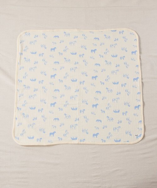 CIAOPANIC TYPY（チャオパニックティピー）の「【BABY】【Qinn】マルチウェイおくるみ（おくるみ・キッズ・アイボリー/ブラウン/オレンジ・ONE SIZE）」の2枚目の写真