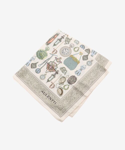 le.coeur blanc（ルクールブラン）の「AULENTTIヴィンテージスカーフ（バンダナ/スカーフ・レディース・オレンジ系その他/ベージュ系その他2・FREE）」の8枚目の写真