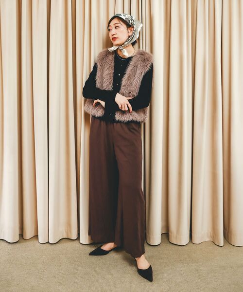 le.coeur blanc（ルクールブラン）の「AULENTTIヴィンテージスカーフ（バンダナ/スカーフ・レディース・オレンジ系その他/ベージュ系その他2・FREE）」の18枚目の写真