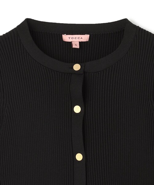 TOCCA(トッカ)の「NIGHT GROOVE ニットカーディガン(カーディガン/ボレロ・レディース・ブラック系/アイボリー系・MEDIUM/SMALL)」の15枚目の写真
