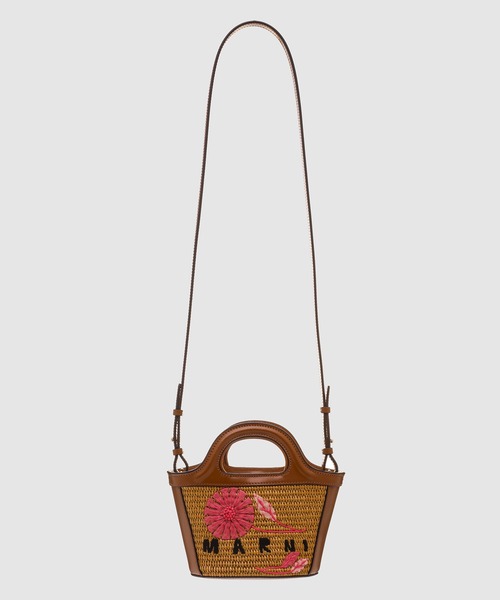 追跡あり★MARNI★TROPICALIA スモールショルダーバッグ EMBROIDERED TROPICALIA / マイクロバッグ(ショルダーバッグ
