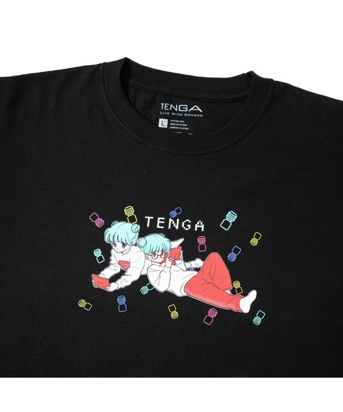 TENGA×ボブa.k.aえんちゃん】PLAY GAME Tシャツ_02 ブラック（Tシャツ