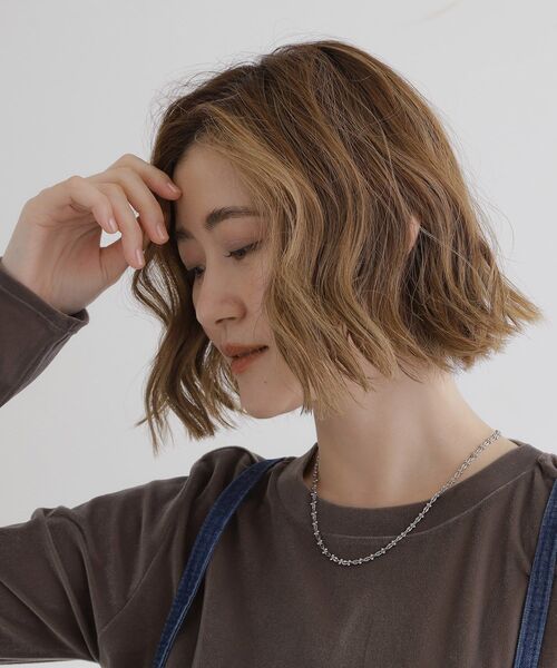 grove(グローブ)の「デザインチェーンショートネックレス(ネックレス・レディース・ゴールド/シルバー・00)」の6枚目の写真