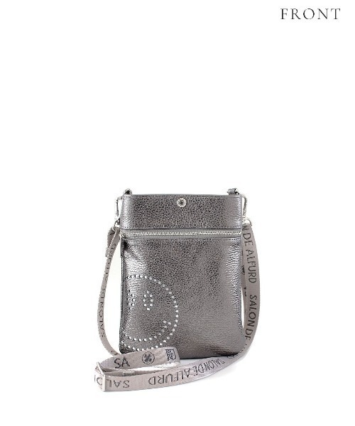サロンドアルファード　スマイル　ガンメタ　ショルダーバッグ セール】スマイル スマポッシェ 2nd（ロゴ入りショルダーVer
