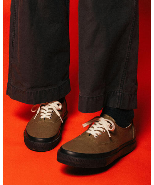 schott（ショット）の「Schott/ショット/sneakers TYPE-1/スニーカー タイプ1（スニーカー・メンズ・ブラック/オリーブ系/ナチュラル・10/7/8/9）」の3枚目の写真