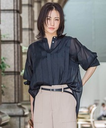 LAUTREAMONT | シアーブライト フロントタックブラウス≪手洗い可能≫(シャツ/ブラウス)