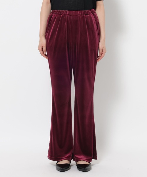 LEPSIM（レプシィム）の「イージーベロアパンツ　573184（その他パンツ・レディース・ブラック/アイボリー/ボルドー/ブラウン/ブルーグリーン・TALL/FREE）」の22枚目の写真