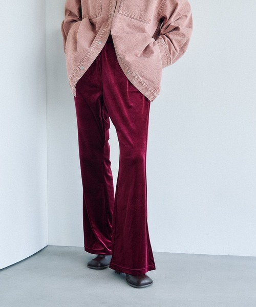LEPSIM（レプシィム）の「イージーベロアパンツ 573184（その他パンツ