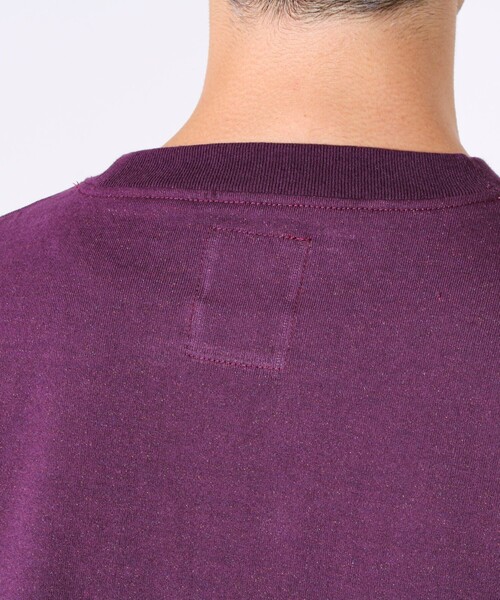 GLOSTER(グロスター)の「【夏の大ヒットが秋仕様で登場】【BOY刺繍】裏グラデーション 天竺ロンT(Tシャツ/カットソー・メンズ・ホワイト/ブラック/パープル・S/M/L)」の16枚目の写真
