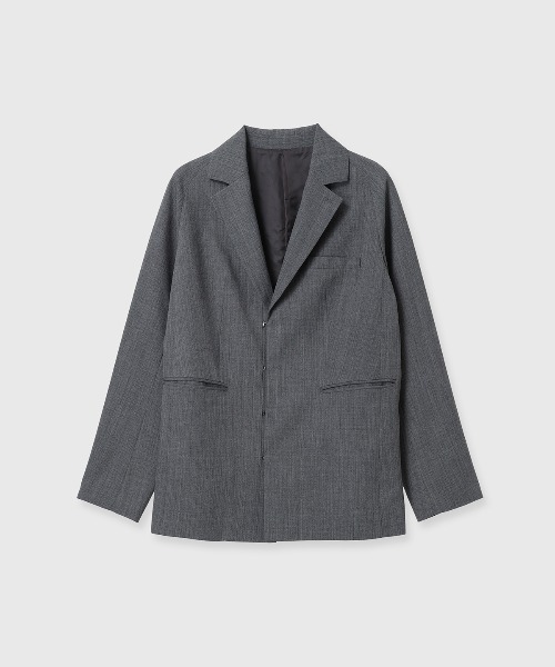 CREDONA（クレドナ）の「SAVILE WOOL HOOK JACKET/サビルウールフックジャケット（テーラードジャケット・レディース・グレー/ブラウン/ベージュ・0/1）」の16枚目の写真