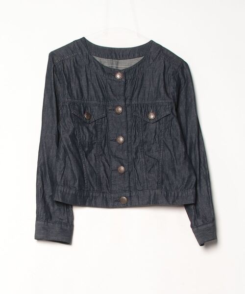新品 ブルーレーベルクレストブリッジ ノーカラージャケット 38 ブランド古着】BLUE LABEL CRESTBRIDGE｜ブルーレーベルクレスト