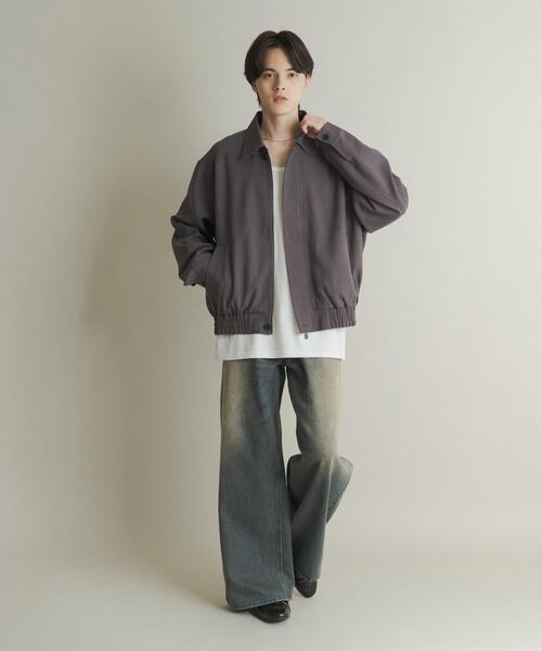 SENSE OF PLACE by URBAN RESEARCH（センスオブプレイスバイアーバンリサーチ）の「ヴィンテージライクデニムワイドパンツ（デニムパンツ・メンズ・ブラック/ネイビー/インディゴブルー・MEDIUM/LARGE）」の19枚目の写真