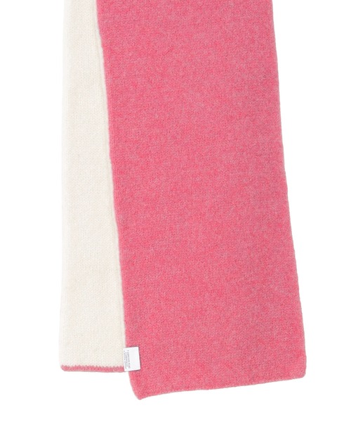 MACKINTOSH PHILOSOPHY（ﾏｯｷﾝﾄｯｼｭ ﾌｨﾛｿﾌｨｰ）の「ギフトBOX付き ウール100％ ”ROLL MUFFLER” リバーシブル マフラー（ストール/ショール・レディース・オレンジ/ベージュ/ピンク/レモンイエロー/ブルー系その他・FREE）」の21枚目の写真