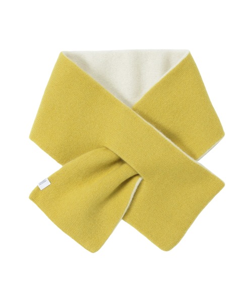 MACKINTOSH PHILOSOPHY（ﾏｯｷﾝﾄｯｼｭ ﾌｨﾛｿﾌｨｰ）の「ギフトBOX付き ウール100％ ”ROLL MUFFLER” リバーシブル マフラー（ストール/ショール・レディース・オレンジ/ベージュ/ピンク/レモンイエロー/ブルー系その他・FREE）」の15枚目の写真