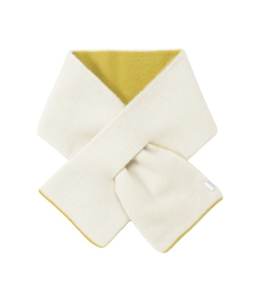 MACKINTOSH PHILOSOPHY（ﾏｯｷﾝﾄｯｼｭ ﾌｨﾛｿﾌｨｰ）の「ギフトBOX付き ウール100％ ”ROLL MUFFLER” リバーシブル マフラー（ストール/ショール・レディース・オレンジ/ベージュ/ピンク/レモンイエロー/ブルー系その他・FREE）」の16枚目の写真