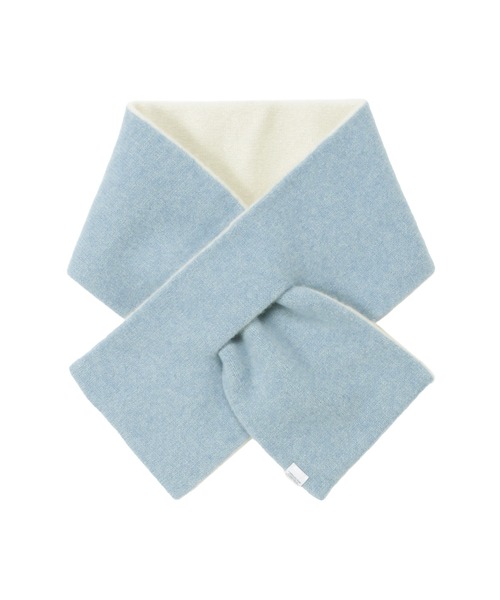 MACKINTOSH PHILOSOPHY（ﾏｯｷﾝﾄｯｼｭ ﾌｨﾛｿﾌｨｰ）の「ギフトBOX付き ウール100％ ”ROLL MUFFLER” リバーシブル マフラー（ストール/ショール・レディース・オレンジ/ベージュ/ピンク/レモンイエロー/ブルー系その他・FREE）」の11枚目の写真