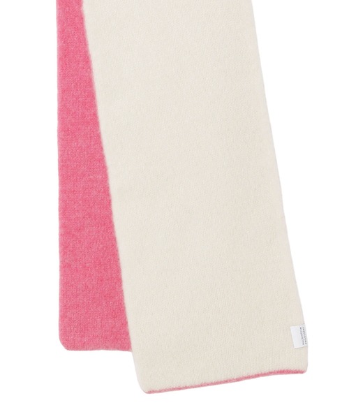 MACKINTOSH PHILOSOPHY（ﾏｯｷﾝﾄｯｼｭ ﾌｨﾛｿﾌｨｰ）の「ギフトBOX付き ウール100％ ”ROLL MUFFLER” リバーシブル マフラー（ストール/ショール・レディース・オレンジ/ベージュ/ピンク/レモンイエロー/ブルー系その他・FREE）」の22枚目の写真