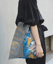 manipuri | manipuri マニプリ 刺繍プリントトートL  0153252402(トートバッグ)