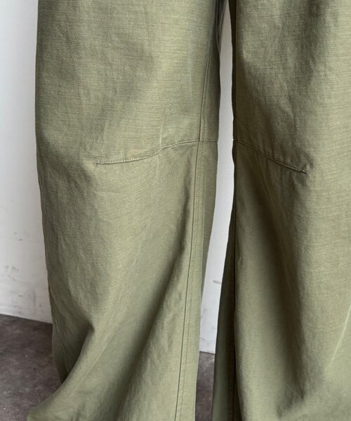 DouDou（ドゥドゥ）の「タックトラウザーパンツ（その他パンツ・レディース・ベージュ/カーキ・36/38）」の3枚目の写真
