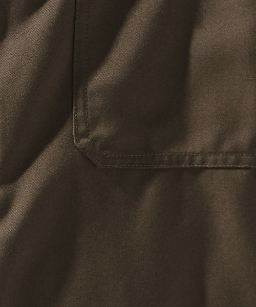 niko and...（ニコアンド）の「ワイドスリーブオーバーシャツ（シャツ/ブラウス・メンズ・ブラック/ライトブラウン・LARGE/MEDIUM）」の11枚目の写真