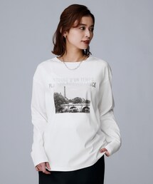 UNTITLED | 【洗える/コットン100%】グラフィックロンT(Tシャツ/カットソー)