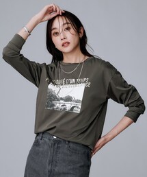 UNTITLED | 【洗える/コットン100%】グラフィックロンT(Tシャツ/カットソー)